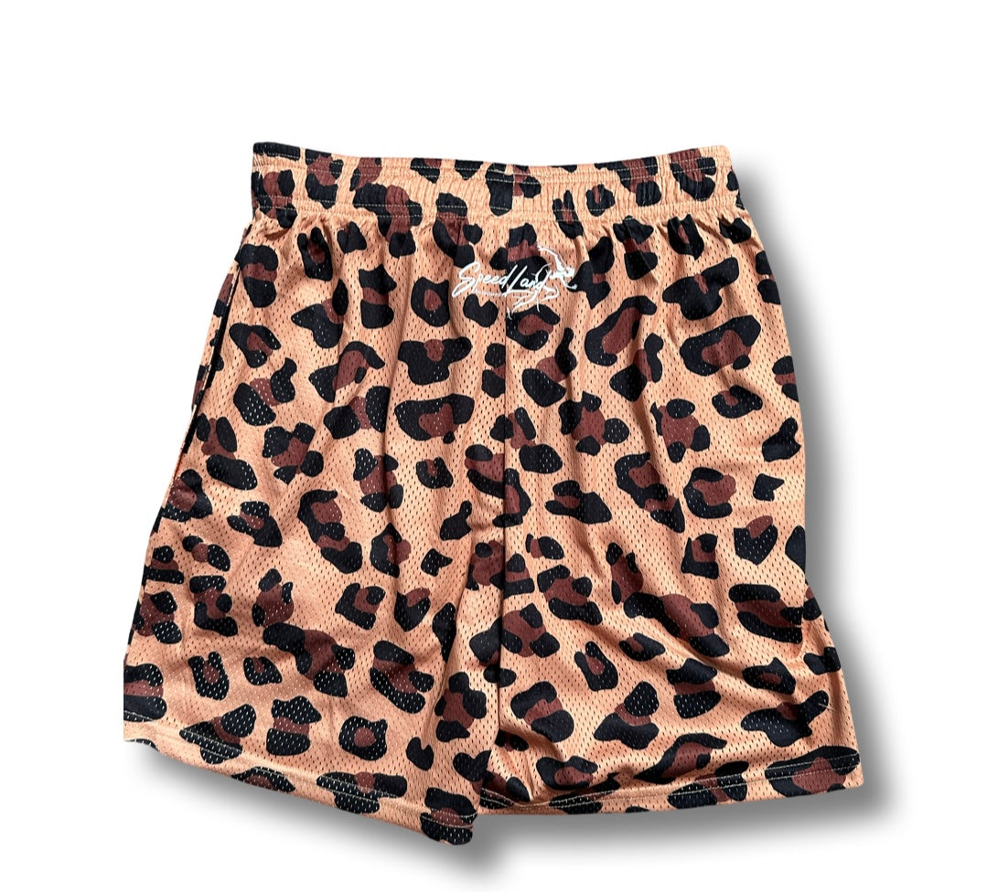 Leopard Print SL Shorts