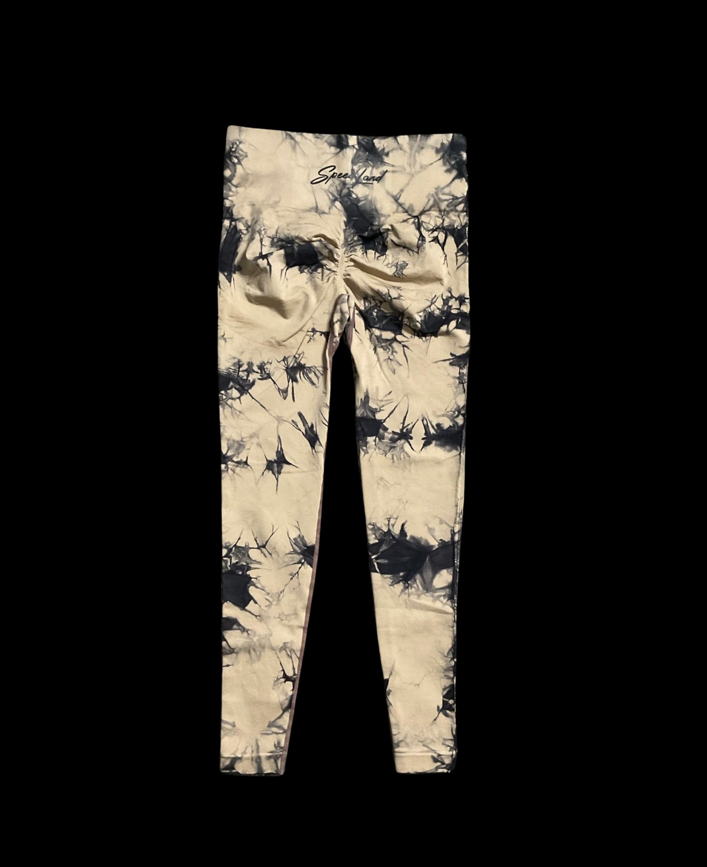 Cream Tie Dye Women Leggings