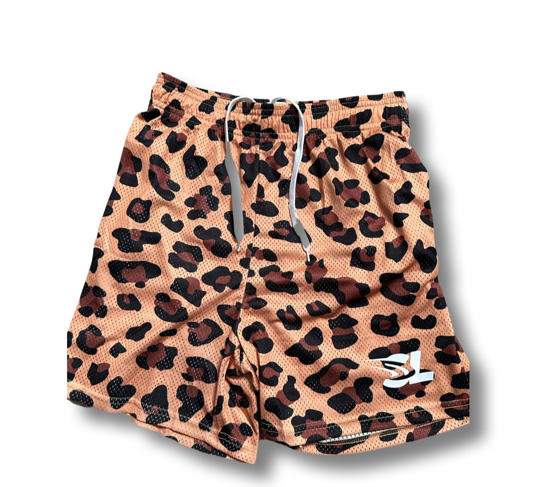 Stussy leopard swim shorts on sale