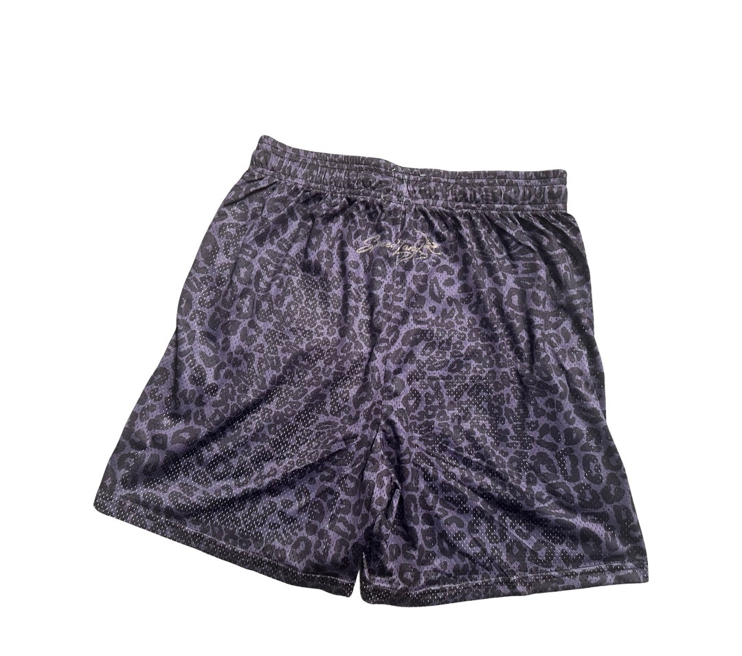 SL Reflective Panther Print Shorts